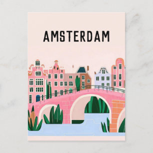 Amsterdam nederland briefkaart