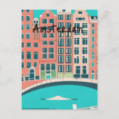 Amsterdam Nederland Briefkaart (Voorkant)