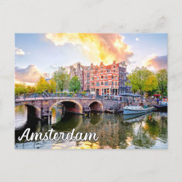 Amsterdam, Nederland Briefkaart