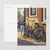 Amsterdam Nederland Briefkaart (Voorkant / Achterkant)