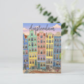 Amsterdam Nederland Briefkaart (Staand voorkant)