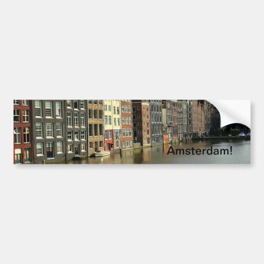 Amsterdam, Nederland Bumpersticker (Voorkant)