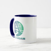 Amsterdam Nederland Europa Mok (Voorkant links)