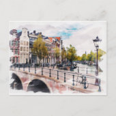 Amsterdam, Nederland Feestdagenkaart (Voorkant)