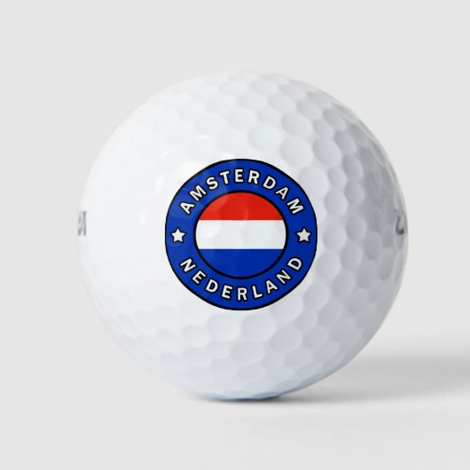 Amsterdam Nederland Golfballen (Voorkant)