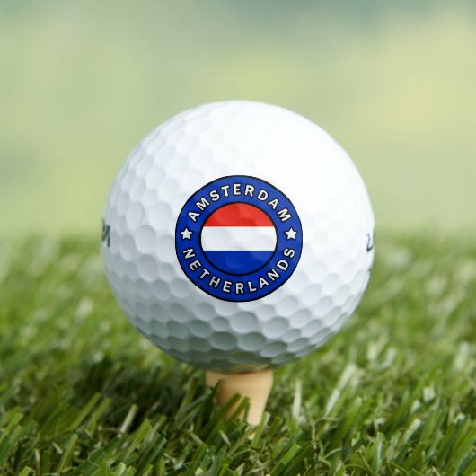 Amsterdam Nederland Golfballen (Insitu Shirt)