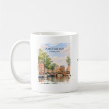 Amsterdam Nederland Gracht Kleurrijke Stad | Reize