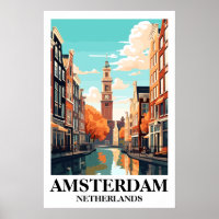 Amsterdam Nederland Grachten Reis Kunst
