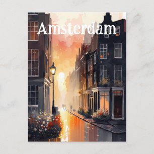Amsterdam Nederland Holland Briefkaart