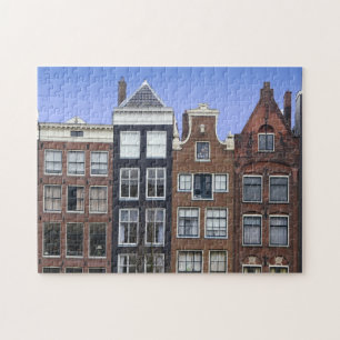 Amsterdam Nederland Holland Canal Homes Legpuzzel
