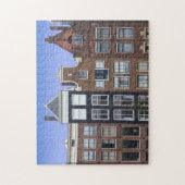 Amsterdam Nederland Holland Canal Homes Legpuzzel (Verticaal)