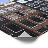 Amsterdam Nederland Holland Canal Homes Poster (Hoek)