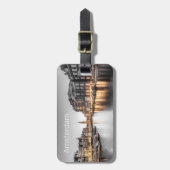 Amsterdam Nederland Holland Nederlands Souvenir Bagagelabel (Voorkant verticaal)