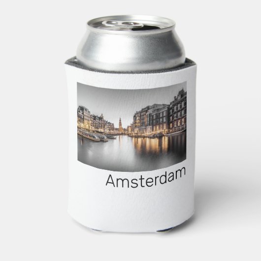 Amsterdam Nederland Holland Nederlands Souvenir Blikjeskoeler (Blikje Achterkant)