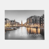 Amsterdam Nederland Holland Nederlands Souvenir Deurmat (Voorkant)