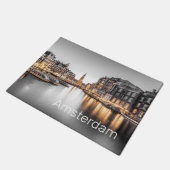 Amsterdam Nederland Holland Nederlands Souvenir Deurmat (Schuin)