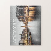 Amsterdam Nederland Holland Nederlands Souvenir Legpuzzel (Verticaal)