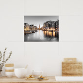 Amsterdam Nederland Holland Nederlands Souvenir Poster (Keuken)