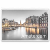 Amsterdam Nederland Holland Nederlands Souvenir Sticker (Voorkant)