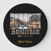 Amsterdam Nederland Holland  souvenir Grote Klok (Voorkant)