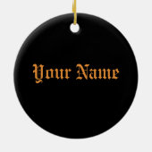 Amsterdam Nederland Holland  souvenir Keramisch Ornament (Achterkant)