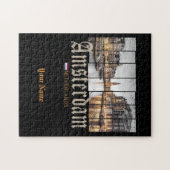 Amsterdam Nederland Holland  souvenir Legpuzzel (Horizontaal)