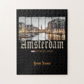 Amsterdam Nederland Holland  souvenir Legpuzzel (Verticaal)