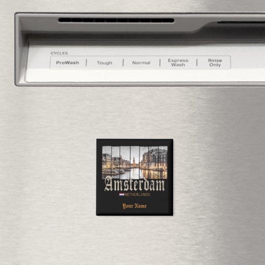 Amsterdam Nederland Holland  souvenir Magneet (Insitu (Vaatwasser))