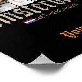 Amsterdam Nederland Holland  souvenir Poster (Hoek)