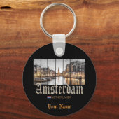 Amsterdam Nederland Holland  souvenir Sleutelhanger (Voorkant)