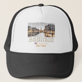 Amsterdam Nederland Holland souvenir Trucker Pet