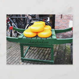 Amsterdam, Nederland, Kaas, Winkelen, Briefkaart