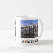 Amsterdam Nederland Kanaalhuizen Foto Koffiemok (Voorkant rechts)