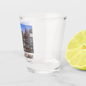 Amsterdam Nederland Kanaalhuizen Reisfoto Shot Glas (Rechts)