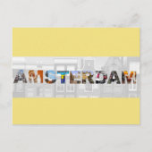 Amsterdam Nederland Kanaalhuizen Reisfoto's Briefkaart (Voorkant)