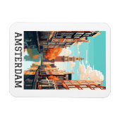 Amsterdam Nederland Kanaalreizen Magneet (Horizontaal)