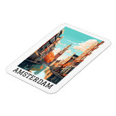 Amsterdam Nederland Kanaalreizen Magneet (Linkerzijde)