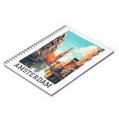 Amsterdam Nederland Kanaalreizen Notitieboek (Linkerzijde)