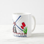 Amsterdam Nederland Koffiemok (Voorkant rechts)