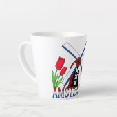 Amsterdam Nederland Latte Mok (Linkerhoek)