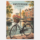 Amsterdam nederland magneet (Voorkant)