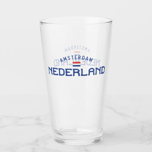 Amsterdam Nederland (Nederland) Glas (Achterkant)