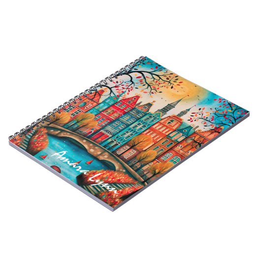 Amsterdam Nederland Notitieboek (Linkerzijde)