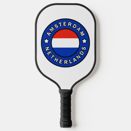 Amsterdam Nederland Pickleball Paddle (Voorkant)