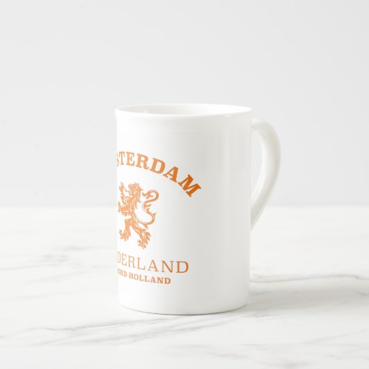 AMSTERDAM Nederland Porselein Kop (Voorkant rechts)