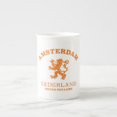 AMSTERDAM Nederland Porselein Kop (Voorkant)