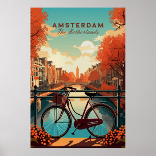 Amsterdam, Nederland Poster