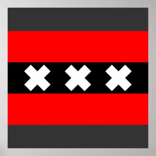 Amsterdam, Nederland Poster