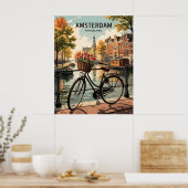 Amsterdam Nederland Poster (Keuken)