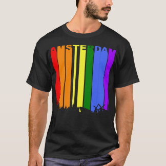 Amsterdam Nederland Rainbow LGBT Gay Pride T-shirt
